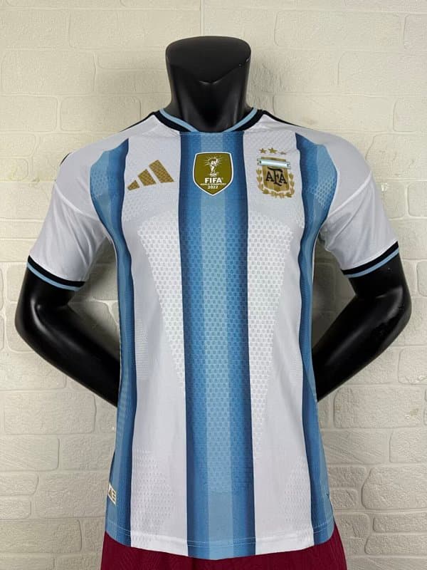 Camisa Argentina Titular 2026 — Versão Jogador — camisa da seleção Argentina
